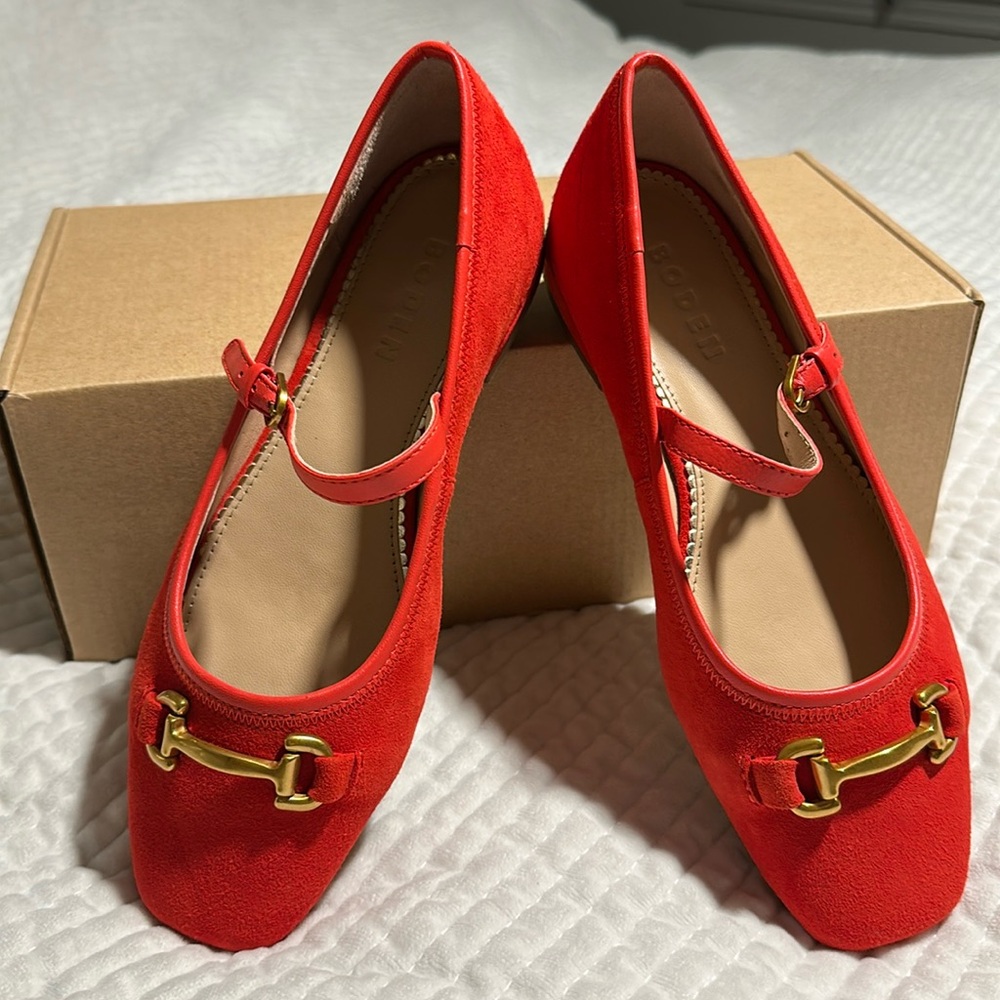 New BODEN Iris Snaffle Mary Jane Flats Size 6 - Picture 6 of 10